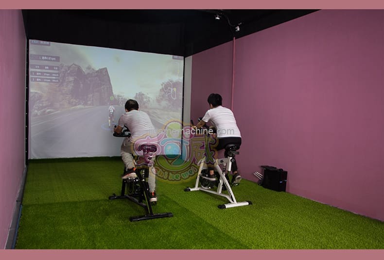 Indoor Interactive bicycle sports projects