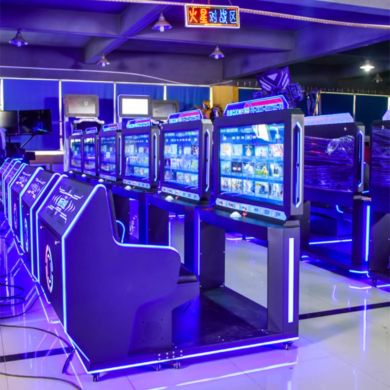 Playing the Union's self-service 2 person amusement equipment