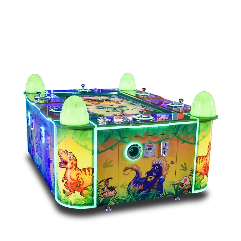 Crazy dinosaur hunting parent-child interactive game machine redemption machine