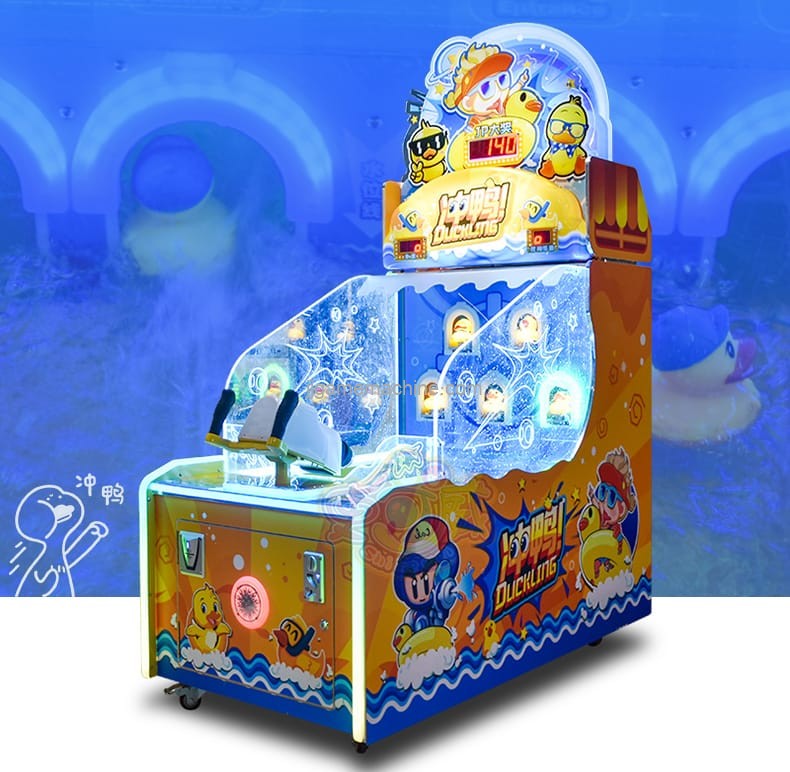 Water flushing ducks Children's water jet coin-operated amusement equipment