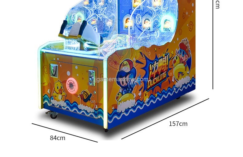 Water flushing ducks Children's water jet coin-operated amusement equipment