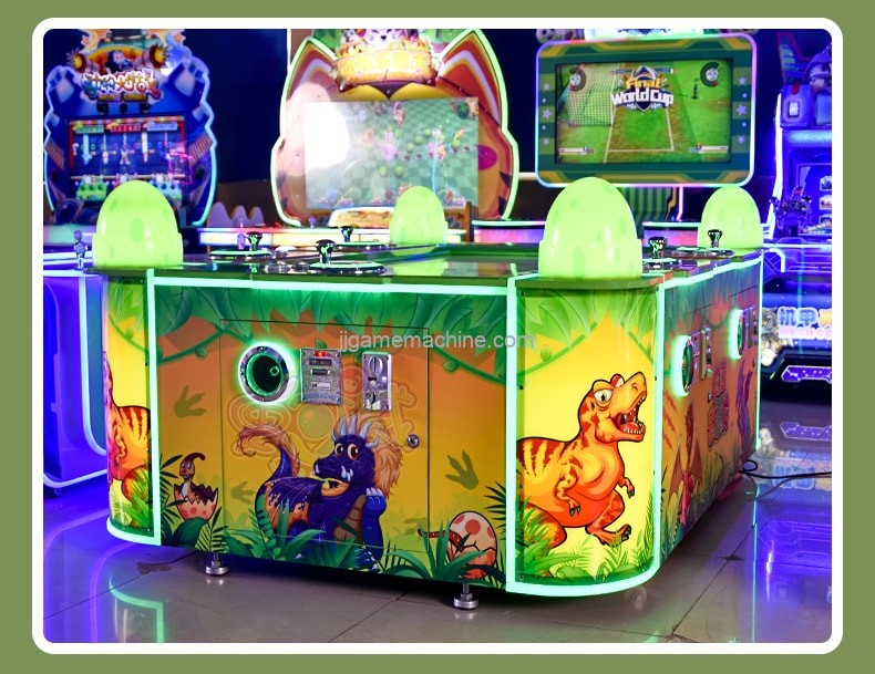 Crazy dinosaur hunting parent-child interactive game machine redemption machine